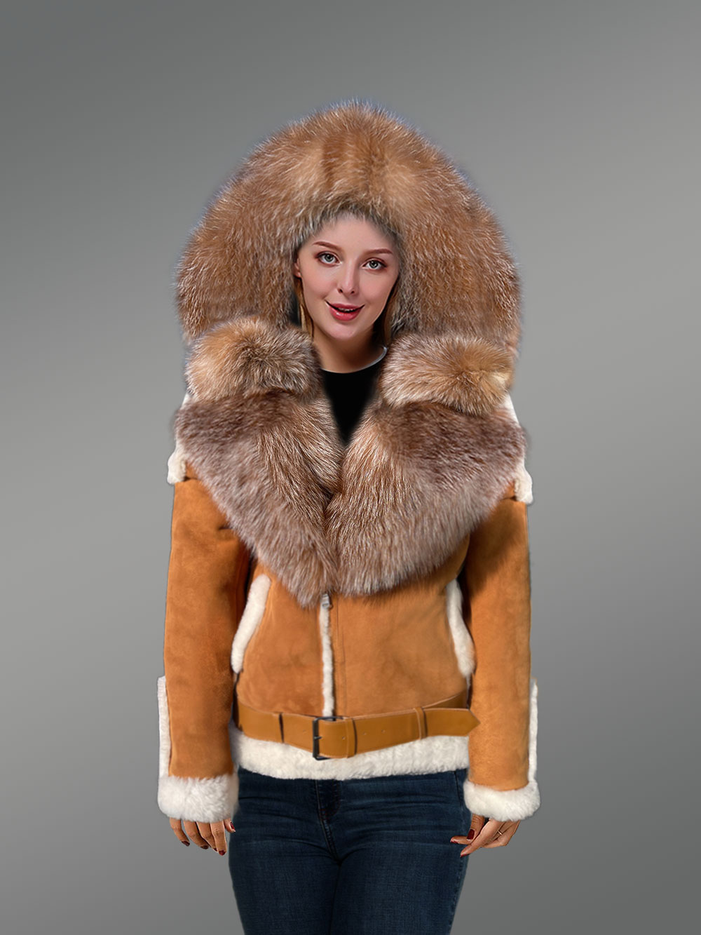 Authentic Women’s Shearling Coat