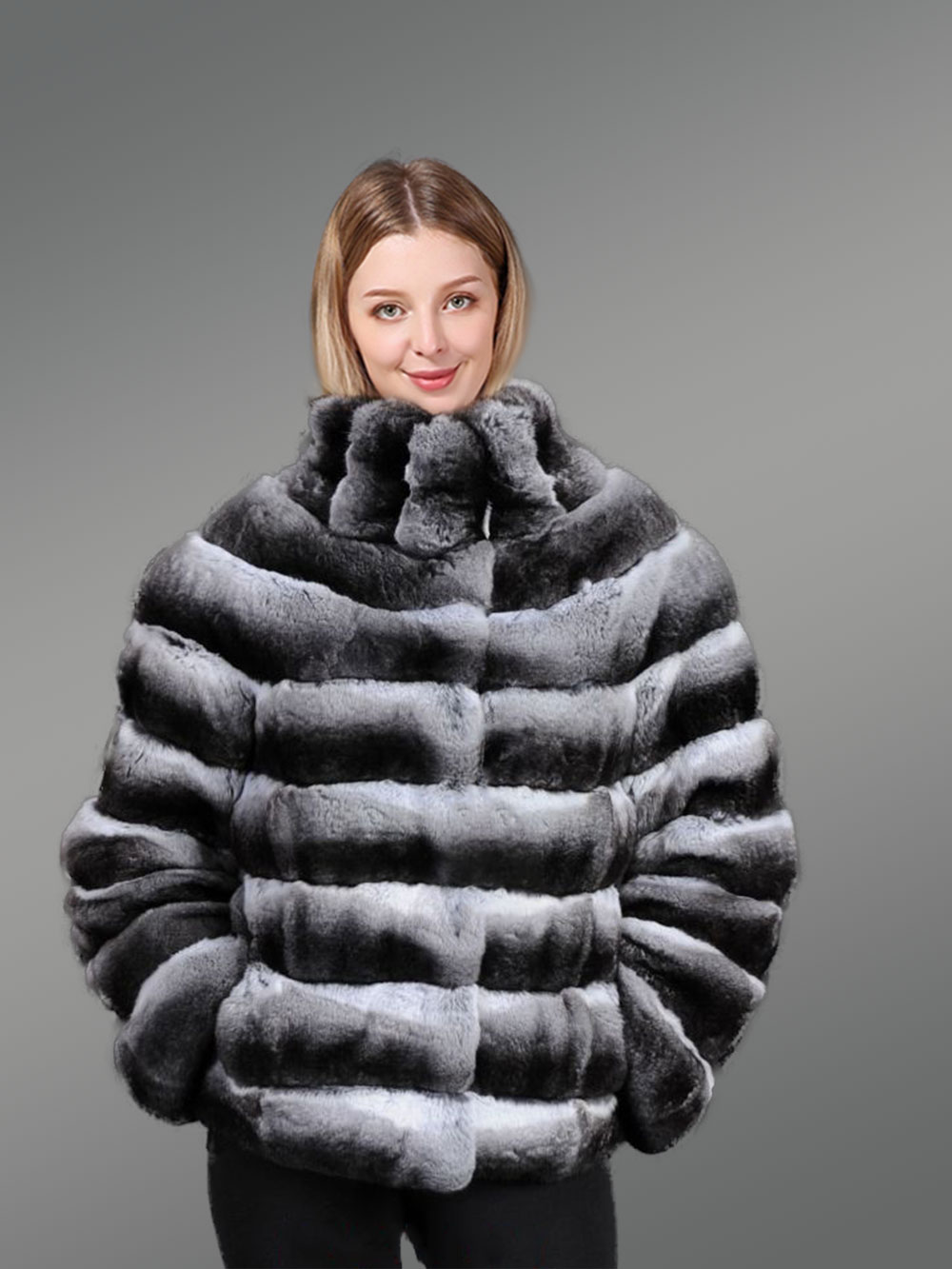 Chinchilla coat for women