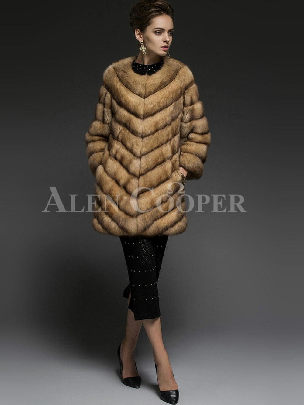 Russian Sable fur coat for women