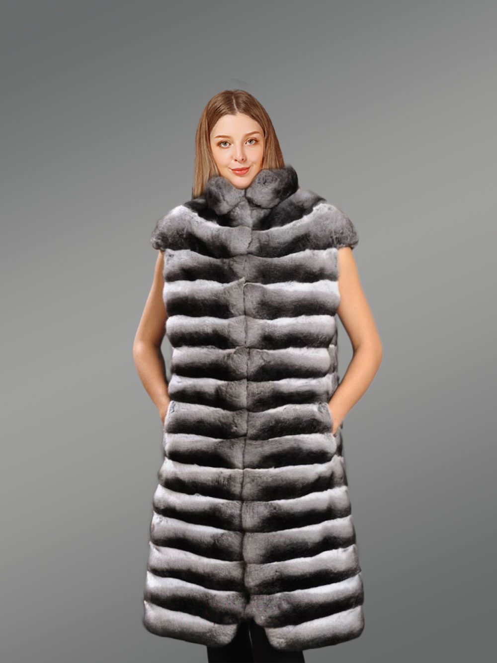 Genuine Chinchilla Vest