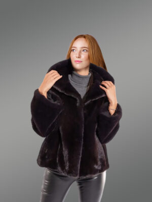 Womens Full Skin Mink Coat