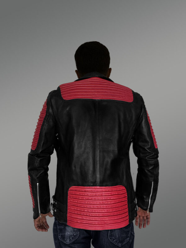 Women’s Leather Biker Jacket in Quilt