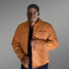 Men’s Tan Leather Dean Jacket (1)