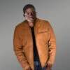 Men’s Tan Leather Dean Jacket (1)