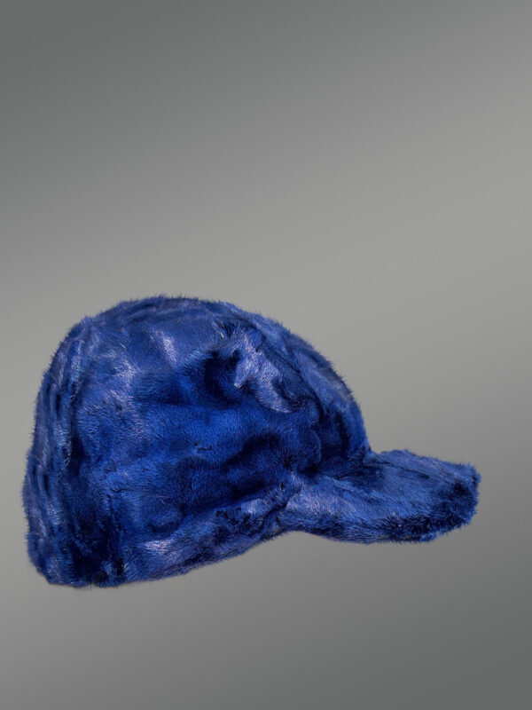 Men’s Mink Baseball Hat in Royal Blue - Image 5