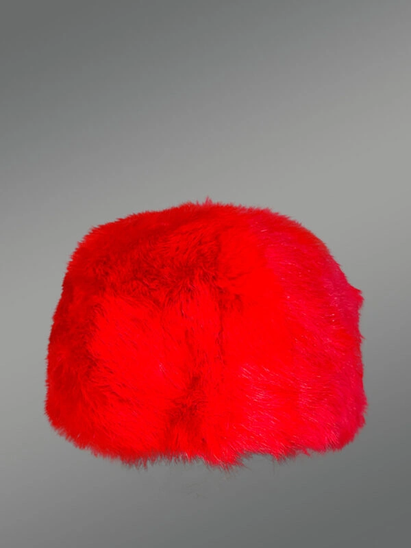 Men’s Rabbit Baseball Hat in Red - Image 4